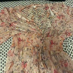 Open front bathing suit cover up